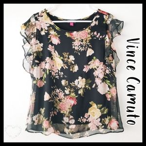 VinceCamuto:Size:S/Beautiful Blooms Blouse